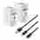 VENOM VS2874 Xbox Series S/X & One White High Capacity Twin Battery Pack + 3 meter cable