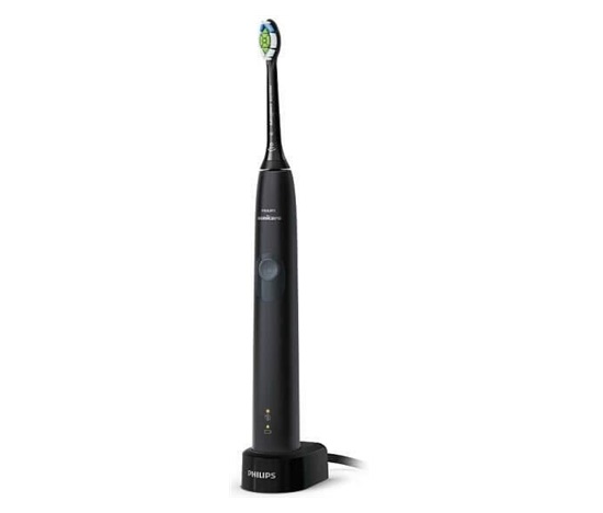 Philips Sonicare 4300 HX6800/44 sonický zubní kartáček, 1 režim, 2 intenzity, tlakový senzor, časovač, černá