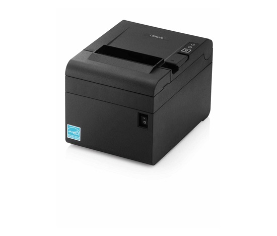 Capture direct thermal printer with Ethernet, Serial and USB connection. USB cable and power supply included