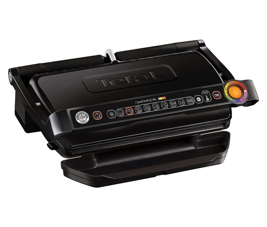 Tefal GC722834 Optigrill+ XL, gril, kontaktní, 2000 W, 9 programů grilování, tác na šťávu, automatický senzor, černý