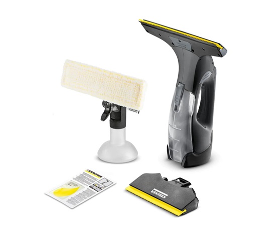 Karcher WV 5 Plus N Black Edition čistič oken, výdrž baterie 35 min, nádrž na špinavou vodu 100 ml, černá