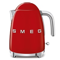 Smeg KLF03RDEU rychlovarná konvice, 1,7 l (7 šálků), 2400 W, styl 50. let, červená