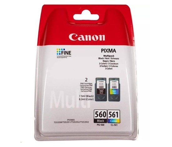 Canon CARTRIDGE PG-560/CL-561 PVP pro PIXMA TS535x, TS535xa, TS745x, TS745xi (180 str.)