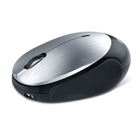 GENIUS myš NX-9000BT/ Bluetooth 4.0/ 1200 dpi/ bezdrátová/ dobíjecí baterie/ stříbrná