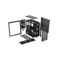 ENDORFY Case Arx 700 Air, Průhledná bočnice, ATX, 5x140mm, černá