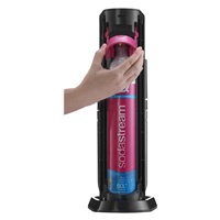 SodaStream DUO výrobník sody, mechanický, plastová láhev, skleněná láhev, bombička s CO2