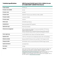 HPE PL DL385g11 AMD Epyc 9124 (3.0G/16C) 1x32G MR408i-o/4G 8SFF 1000W 4x1G ocp