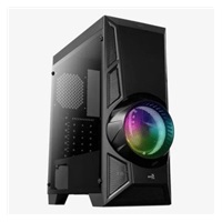 AEROCOOL skříň AeroEngine RGB, Mid tower, 1x USB 3.0, 2x USB 2.0, 2x audio, bez zdroje