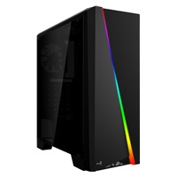 AEROCOOL skříň Cylon, Mid tower, 1x USB 3.0, 2x USB 2.0, 2x audio, bez zdroje