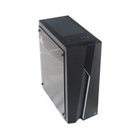 AEROCOOL skříň Bolt, Mid tower, 1x USB 3.0, 2x USB 2.0, 2x audio, bez zdroje