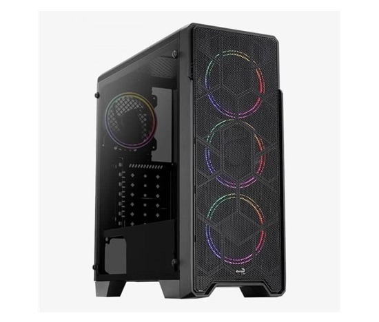 AEROCOOL skříň MLG Ore, Mid tower, 2x USB 3.0, 2x audio, bez zdroje