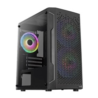 AEROCOOL skříň MC G Trinity, Micro tower, 1x USB 3.0, 1x USB 2.0, 2x audio, bez zdroje