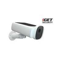 iGET SECURITY EP29 White - venkovní solární bateriová FullHD kamera, zvuk, bílá