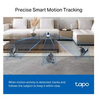 TP-Link Tapo C220 domácí-indoor kamera, (4MP, 2K QHD 1440p, IR 9m, WiFi, micro SD card)