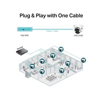 TP-Link VIGI C430(4mm), 3MP, Turret, PoE, IR 30m