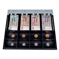 Virtuos pořadač na peníze pro pokladní zásuvky C420D/C430D, kovové držáky