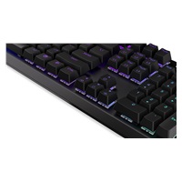 ENDORFY Klávesnice Thock Wireless Red, Mechanická, Bezdrátová, ARGB, černá