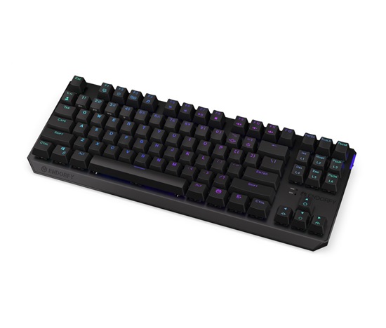 Endorfy herní klávesnice Thock TKL Wireless Red/ bezdrátová / USB / red switch / mechanická / US layout / černá RGB