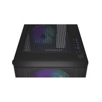 ENDORFY Case Ventum 200 ARGB, Průhledná bočnice, ATX, 4x120mm ARGB Fan, černá