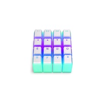 ENDORFY Klávesy PBT Pudding Onyx White Double shot, bílá