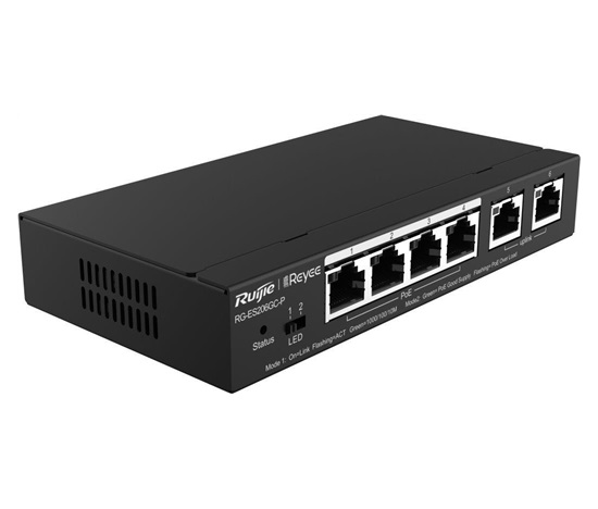 Reyee RG-ES206GC-P Smart mananged PoE switch, 4x PoE