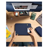 tomtoc Sleeve Kit - 16" MacBook Pro/ 15,3“ MacBook Air, námořní modrá
