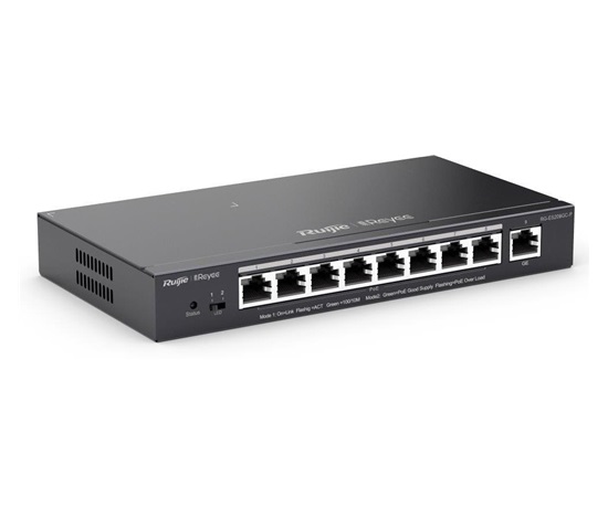 Reyee RG-ES209GC-P Smart mananged PoE switch, 8x PoE