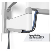 Vogel‘s TVM 5645 TV rameno 3 klouby L bílé