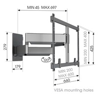 Vogel‘s TVM 5855 TV držák 4-ramenný XXL