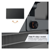 Vogel‘s TVM 3243 TV rameno 3 klouby S - černé