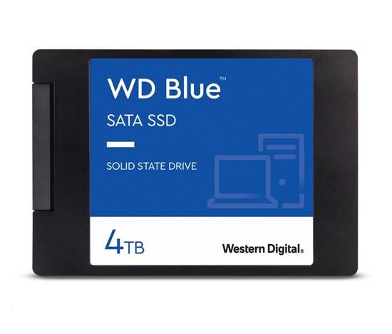 WD BLUE SSD 3D NAND WDS400T3B0A 4TB SATA/600, (R:560, W:530MB/s), 2.5"