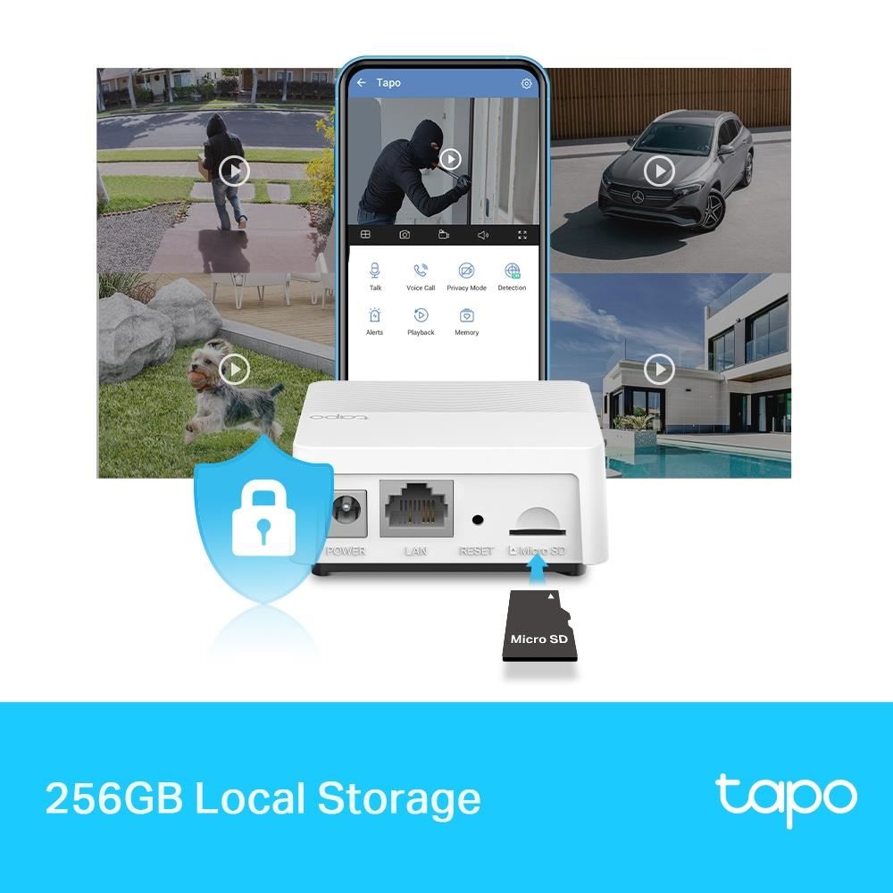 TP-Link Tapo H200 WiFi Smart IoT hub Tapo s vyzváněním (2,4GHz,1x,LAN,  1xmicroSD)