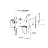 GEMBIRD Držák TV WM-42T-02, 23"-42" (30kg), náklopný
