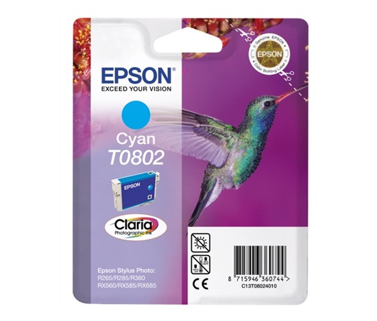 EPSON ink bar CLARIA Stylus photo "Kolibřík" R265/ RX560/ R360 - cyan