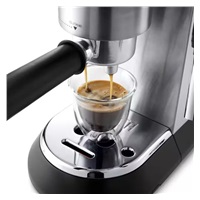 DeLonghi Dedica Style pákový kávovar, 1300 W, Cappuccino systém, stříbrná