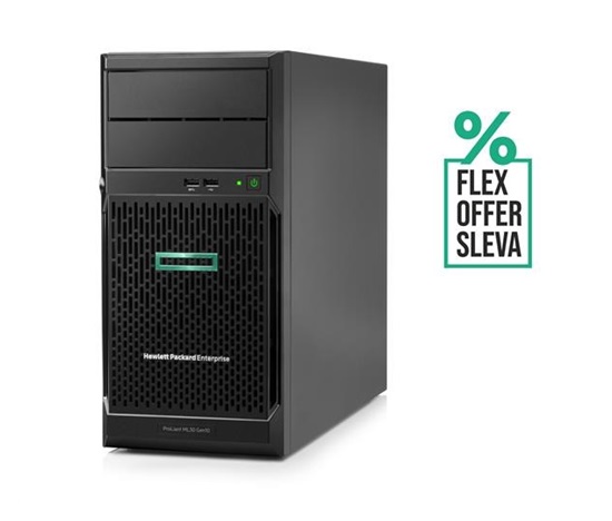 BUNDLE HPE PL ML30g10 Plus E-2314 (4C/2.8G) 2x16GB, 2x960GB SSD, 8SFF HP VROC 2GT NBD311