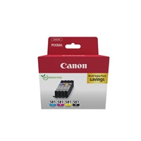 Canon CARTRIDGE CLI-581 C/M/Y/BK MULTI SEC pro PIXMA TS615x,625x,635x,815x,915x, TR7550 (200 str.)