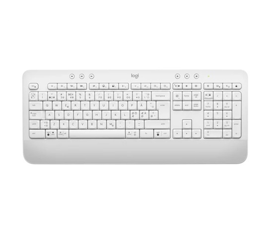 Logitech Klávesnice Signature K650, CZ-SK, bílá/šedá