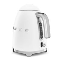 Smeg KLF03WHMEU, rychlovarná konvice, 1,7 l, (7 šálků), 2400 W, styl 50. let, matná bílá