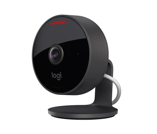 Logitech kamera Circle View, HD, WiFi, šedá