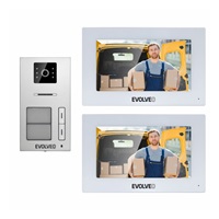 EVOLVEO DoorPhone AP2-2 drátový videotelefon pro dva byty s aplikací