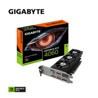 GIGABYTE VGA NVIDIA GeForce RTX 4060 Low Profile OC 8G, 8G GDDR6, 2xDP, 2xHDMI