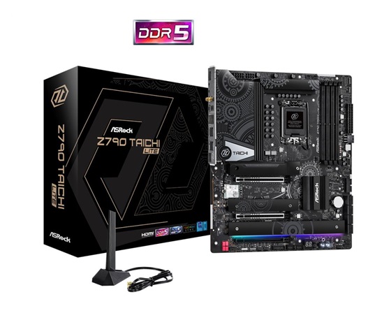 ASRock MB Sc LGA1700 Z790 TAICHI, Intel Z790, 4xDDR5, 1xHDMI, WI-FI, E-ATX