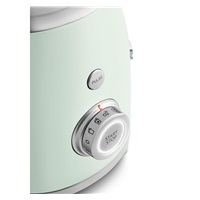Smeg BLF03PGEU mixér, 800 W, 4 programy, funkce pulse, 18000 RPM, nerezové ostří, Ice crush, 50s Style, pastelově zelený