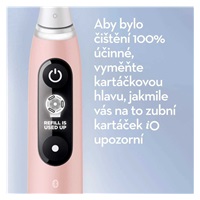 Oral-B iO Series 6 Duo White & Pink Sand set elektrických zubních kartáčků, 5 režimů, AI, časovač