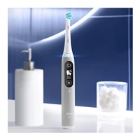 Oral-B iO Series 6 Grey Opal elektrický zubní kartáček, magnetický, 5 režimů, tlakový senzor, AI, pouzdro