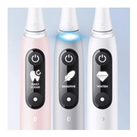 Oral-B iO Series 6 Grey Opal elektrický zubní kartáček, magnetický, 5 režimů, tlakový senzor, AI, pouzdro