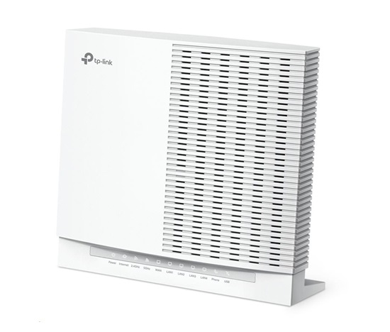 TP-Link EX820v EasyMesh/Aginet VoIP WiFi6 router (AX6000,2,4GHz/5GHz,1x2,5GbELAN,3xGbELAN,1x2,5GbEWAN,2xRJ11,1xUSB3.0)