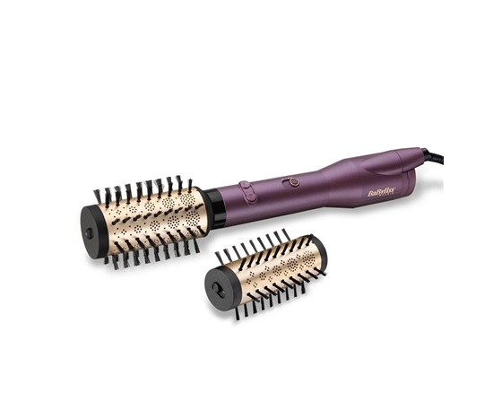 BaByliss Big Hair Dual AS950E fialový horkovzdušný rotační kulmofén, ionizační technologie, 2 teploty