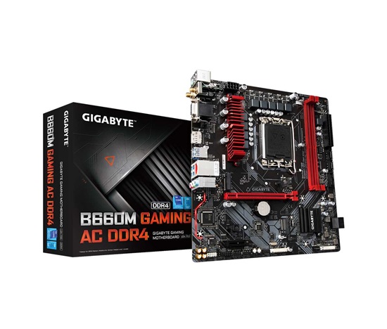 BAZAR - GIGABYTE MB Sc LGA1700 B660M GAMING AC DDR4, Intel B660, 2xDDR4, 1xDP, 1xHDMI, 1xVGA, WI-FI, mATX - Po opravě (B